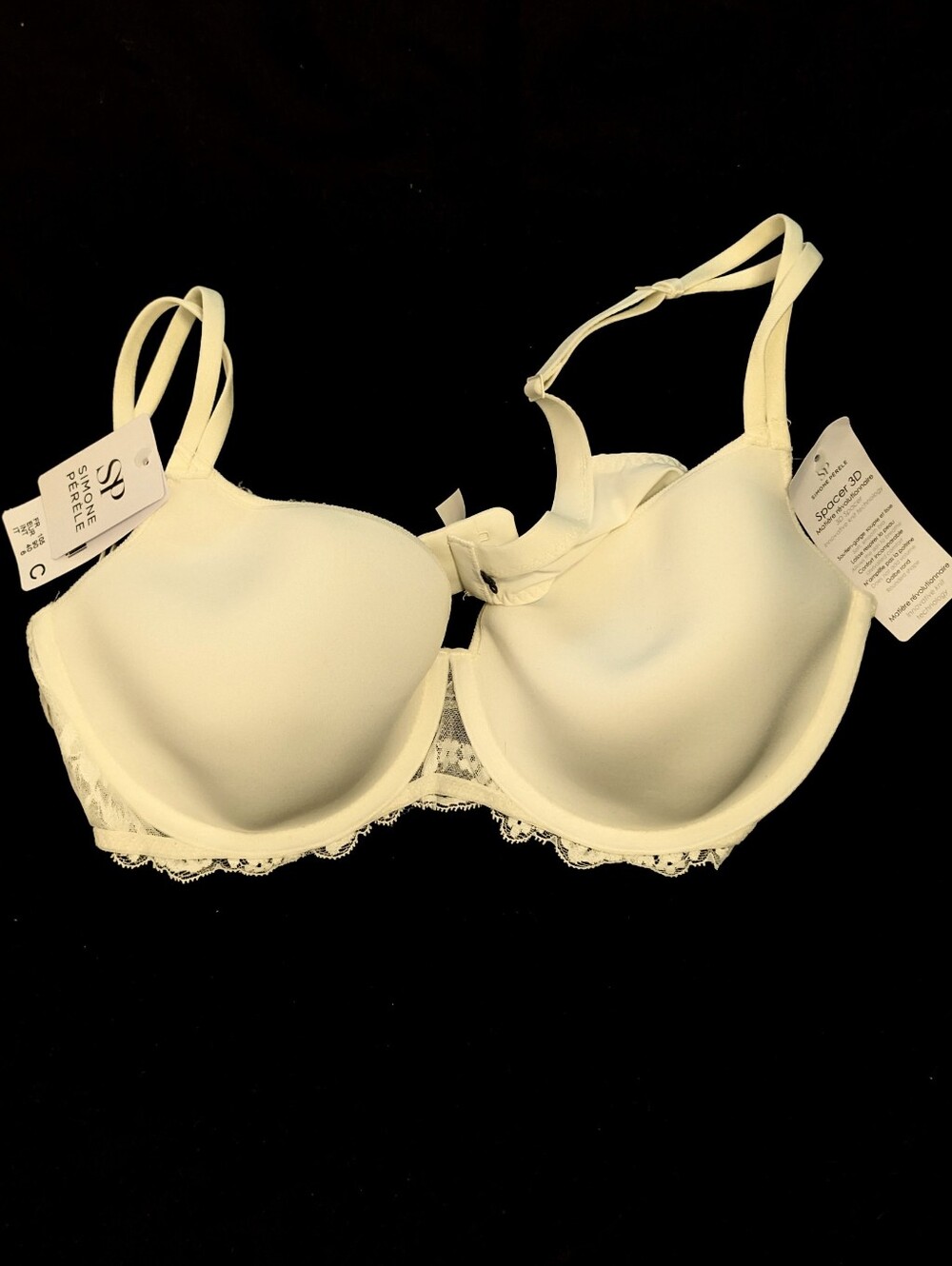 Simone Pérèle Spacer 3D 40C Ivory Lace Underwire Bra NWT
